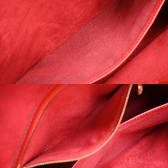 LOUIS VUITTON LV Lussac Shoulder Bag Epi Leather Red France - Picture 13 of 15